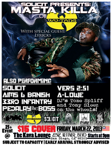 Masta Killa Concert Tickets - 2026 Tour Dates