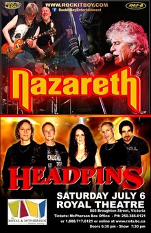 Headpins Concert Tickets - 2026 Tour Dates