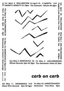 Carb on Carb Concert Tickets - 2026 Tour Dates.