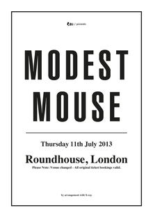 Modest Mouse Concert Tickets - 2026 Tour Dates