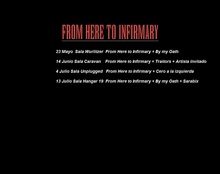 From Here to Infirmary Concert Tickets - 2026 Tour Dates