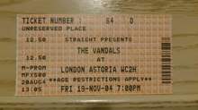 The Vandals Concert Tickets - 2026 Tour Dates