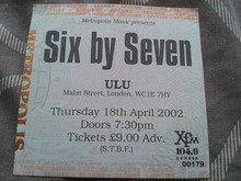 Six by Seven Concert Tickets - 2026 Tour Dates