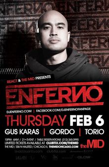 Enferno Concert Tickets - 2026 Tour Dates