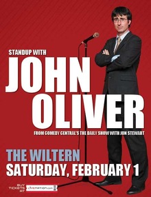 John Oliver live.