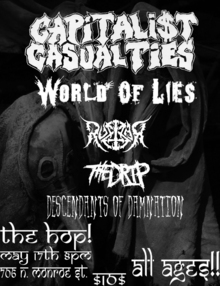 Capitalist Casualties Concert Tickets - 2026 Tour Dates