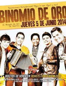 Binomio de Oro Concert Tickets - 2026 Tour Dates