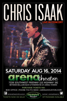 chris isaak tour tickets