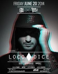 Loco Dice Concert Tickets - 2026 Tour Dates