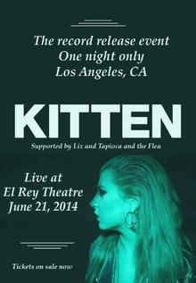 kitten tour dates