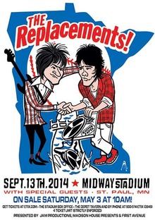 Image result for picture of the replacements touring van