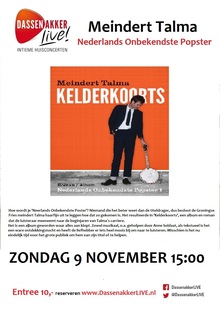 Meindert Talma Concert Tickets - 2026 Tour Dates