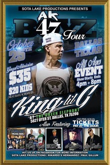 king lil g tour dates