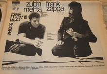 frank zappa tour history