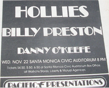 The Hollies Concert Tickets - 2024 Tour Dates.