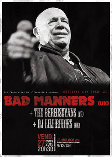 Bad manners concert tour dates