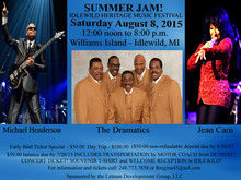 The Dramatics featuring Willie Ford Concert Tickets - 2024 Tour Dates.