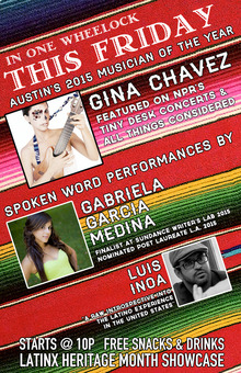 gina chavez tour dates