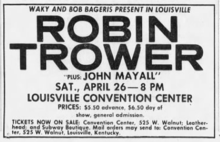 Robin Trower Tour Announcements 2023 & 2024, Notifications, Dates