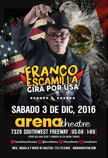 Franco Escamilla Concert Tickets - 2024 Tour Dates.