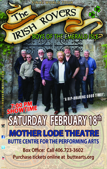 the irish rovers tour dates