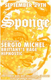 sponge concert tour schedule