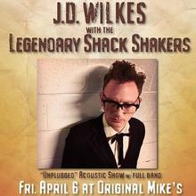 J. D. Wilkes of the Legendary Shack Shakers, playing at the Cell