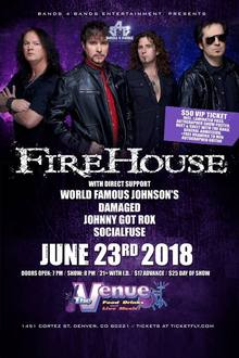 firehouse on tour