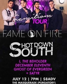fame on fire tour dates