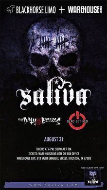 TOUR DATES - Saliva (Official Band Website)
