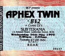 Aphex Twin live.