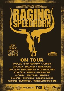 raging speedhorn uk tour