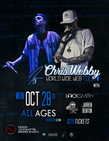 Chris Webby Tour Announcements 2024 & 2025, Notifications, Dates ...