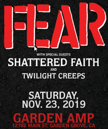 fear band tour dates