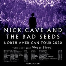 Nick Cave Tour 2021 Nick Cave And The Bad Seeds Tickets Tour Dates Concerts 2022 2021 Songkick