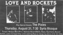 Love and Rockets Concerts & Live Tour Dates: 2023-2024 Tickets