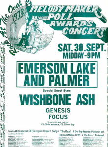 Emerson, Lake & Palmer live.
