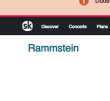 Rammstein live.