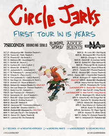circle jerks tour dates 2023