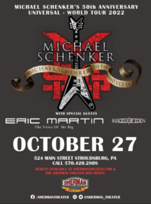 Tickets, Michael Schenker's 50th Anniversary Tour