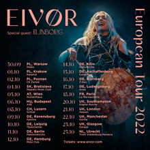 Eivor Tickets Tour Dates Concerts 23 22 Songkick