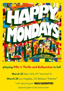 Happy Mondays Concert Tickets - 2024 Tour Dates