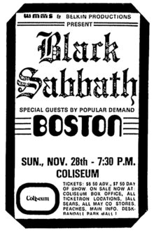 Black Sabbath live.