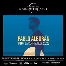 PABLO ALBORAN - TOUR LA CU4RTA HOJA 2023 - Marenostrum Fuengirola