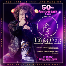 leo sayer tour dates 2024