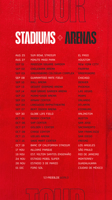 rbd tour dates 2024