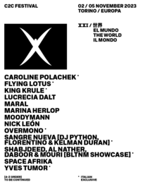 C2C 2023 Turin Line-up, Tickets & Dates Nov 2023 – Songkick