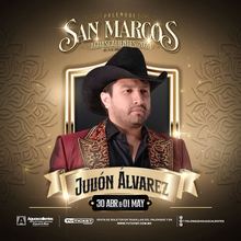 Julion Alvarez Tour 2025 poster showcasing USA cities and dates