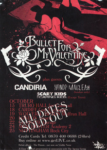 Bullet for My Valentine live.