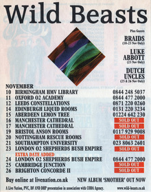 wild beasts tour dates